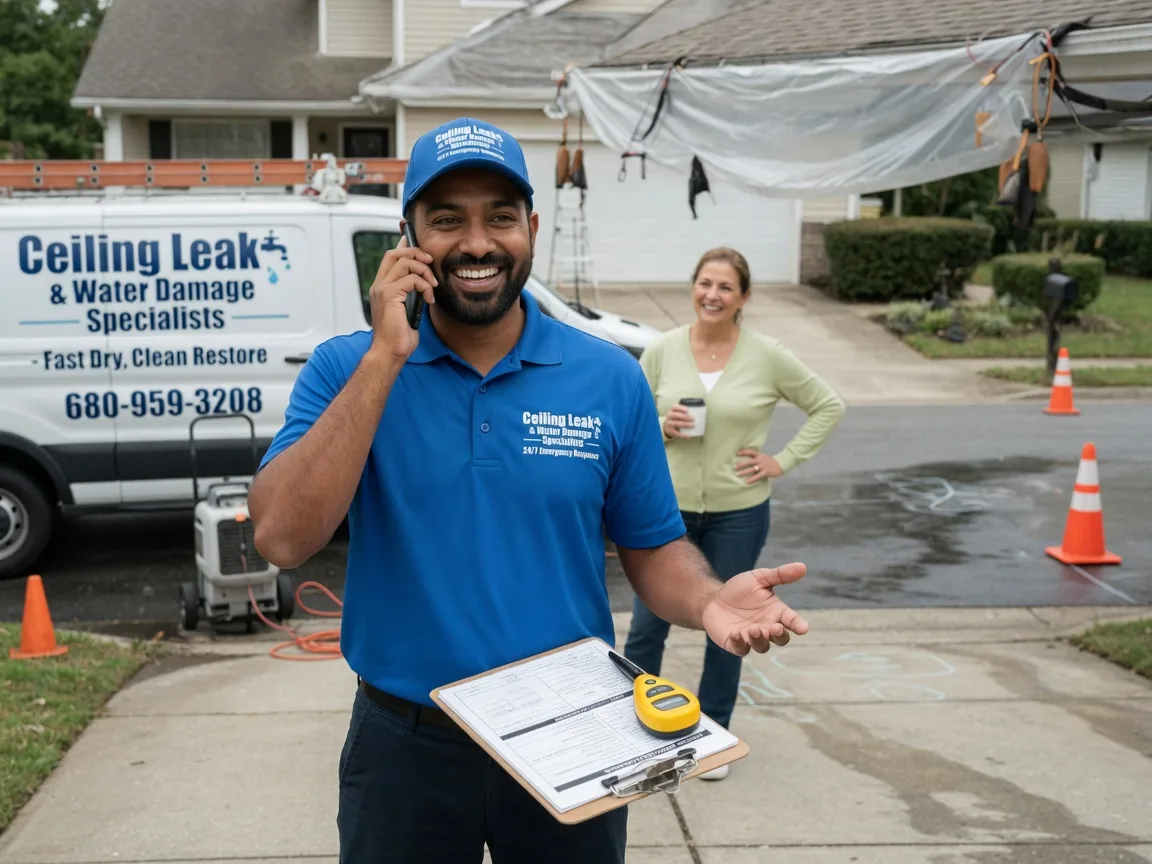 Ceiling Leak Cleanup Woods Cross, UT FAQs